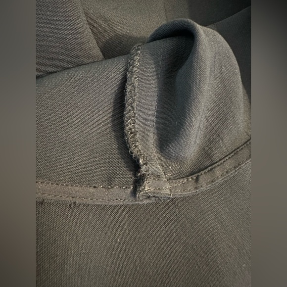 TIBI Suspender Dress Black Twill Mini Open Shoulder Straps Adjustable City Chic - Picture 9 of 15